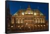 City Hall, Rathausplatz, Bremen, Germany, Europe-Chris Seba-Framed Stretched Canvas