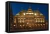 City Hall, Rathausplatz, Bremen, Germany, Europe-Chris Seba-Framed Stretched Canvas