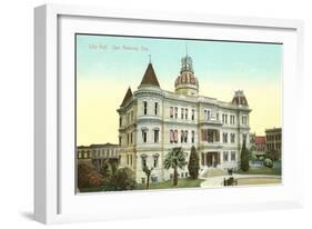 City Hall, San Antonio-null-Framed Art Print