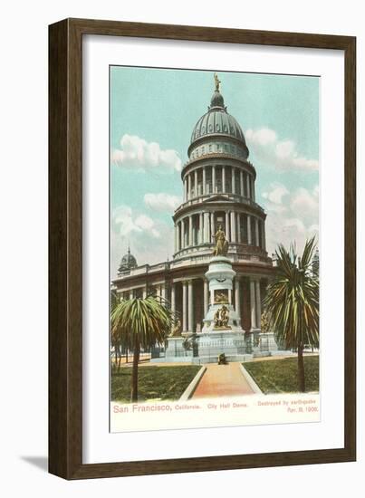 City Hall, San Francisco, California-null-Framed Art Print