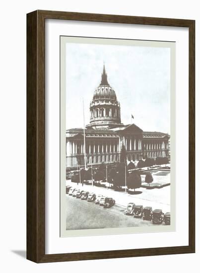 City Hall, San Francisco, California-null-Framed Art Print