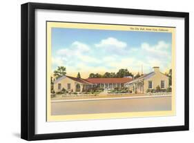 City Hall, Santa Cruz-null-Framed Art Print