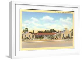 City Hall, Santa Cruz-null-Framed Art Print