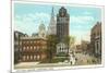 City Hall Square, Hartford, Connecticut-null-Mounted Art Print