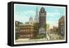 City Hall Square, Hartford, Connecticut-null-Framed Stretched Canvas