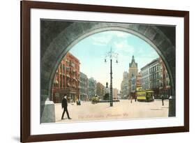 City Hall Square, Milwaukee, Wisconsin-null-Framed Premium Giclee Print