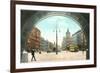 City Hall Square, Milwaukee, Wisconsin-null-Framed Art Print