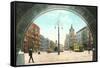 City Hall Square, Milwaukee, Wisconsin-null-Framed Stretched Canvas