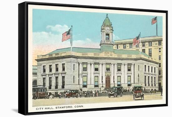 City Hall, Stamford, Connecticut-null-Framed Stretched Canvas