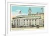 City Hall, Stamford, Connecticut-null-Framed Premium Giclee Print