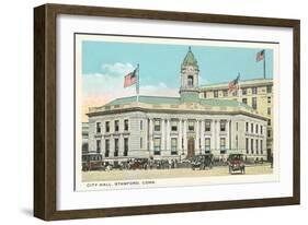 City Hall, Stamford, Connecticut-null-Framed Art Print