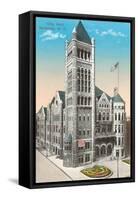 City Hall, Syracuse, New York-null-Framed Stretched Canvas