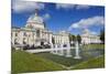 City Hall, the National Museum of Wales, Cardiff Civic Centre, Wales, United Kingdom, Europe-Billy Stock-Mounted Photographic Print