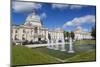 City Hall, the National Museum of Wales, Cardiff Civic Centre, Wales, United Kingdom, Europe-Billy Stock-Mounted Photographic Print