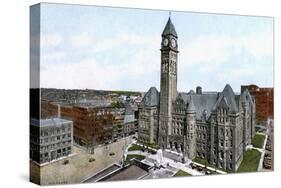 City Hall, Toronto, Canada, C1900s-null-Stretched Canvas