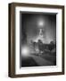 City Hall Tower with Night Lights-null-Framed Photographic Print