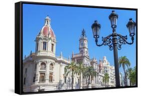 City Hall, Valencia, Comunidad Autonoma de Valencia, Spain-Marco Simoni-Framed Stretched Canvas