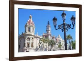 City Hall, Valencia, Comunidad Autonoma de Valencia, Spain-Marco Simoni-Framed Photographic Print