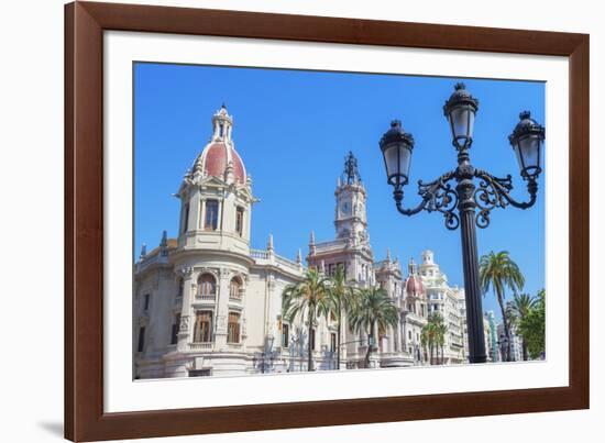 City Hall, Valencia, Comunidad Autonoma de Valencia, Spain-Marco Simoni-Framed Photographic Print