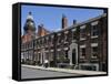 City Hall Viewed From the Historic Georgian Park Square, Leeds, West Yorkshire, England, Uk-Peter Richardson-Framed Stretched Canvas