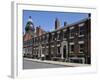 City Hall Viewed From the Historic Georgian Park Square, Leeds, West Yorkshire, England, Uk-Peter Richardson-Framed Photographic Print