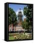 City Hall Viewed From the Historic Georgian Park Square, Leeds, West Yorkshire, England, Uk-Peter Richardson-Framed Stretched Canvas