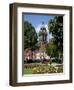 City Hall Viewed From the Historic Georgian Park Square, Leeds, West Yorkshire, England, Uk-Peter Richardson-Framed Photographic Print