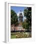 City Hall Viewed From the Historic Georgian Park Square, Leeds, West Yorkshire, England, Uk-Peter Richardson-Framed Photographic Print