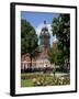 City Hall Viewed From the Historic Georgian Park Square, Leeds, West Yorkshire, England, Uk-Peter Richardson-Framed Photographic Print