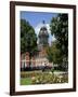 City Hall Viewed From the Historic Georgian Park Square, Leeds, West Yorkshire, England, Uk-Peter Richardson-Framed Photographic Print