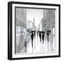 City Hurry-Shawn Mackey-Framed Giclee Print