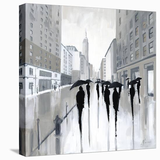 City Hurry-Shawn Mackey-Stretched Canvas