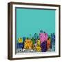 City Illustration-radoma-Framed Art Print