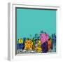 City Illustration-radoma-Framed Art Print