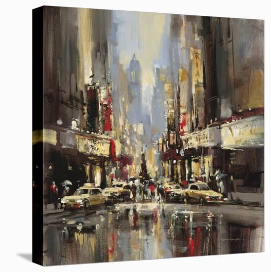 City Impression-Brent Heighton-Stretched Canvas