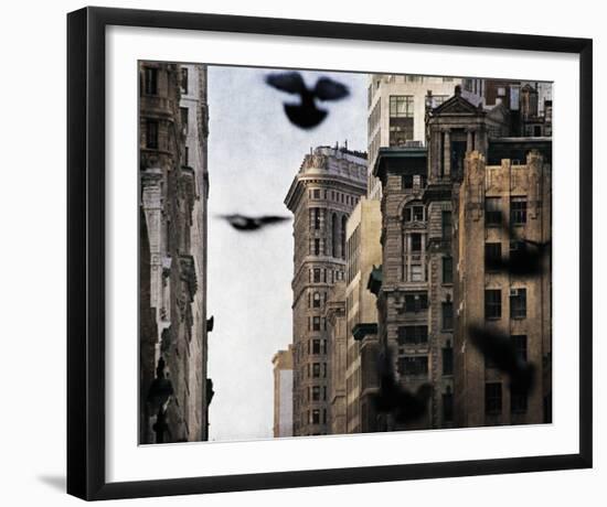 City in Flight-Pete Kelly-Framed Giclee Print