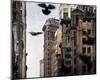 City in Flight-Pete Kelly-Mounted Giclee Print