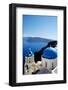 City in Santorini, on the Greek Islands-Apollofoto-Framed Photographic Print