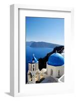 City in Santorini, on the Greek Islands-Apollofoto-Framed Photographic Print