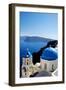 City in Santorini, on the Greek Islands-Apollofoto-Framed Photographic Print