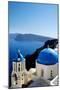 City in Santorini, on the Greek Islands-Apollofoto-Mounted Photographic Print