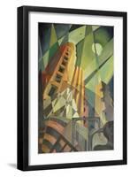 City in Shards of Light-Carolyn Hubbard-Ford-Framed Giclee Print