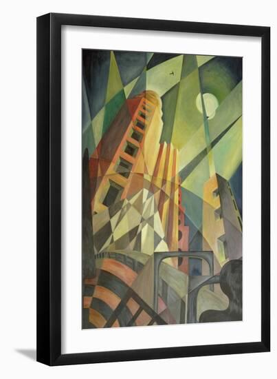 City in Shards of Light-Carolyn Hubbard-Ford-Framed Giclee Print