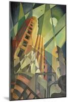 City in Shards of Light-Carolyn Hubbard-Ford-Mounted Giclee Print