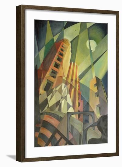 City in Shards of Light-Carolyn Hubbard-Ford-Framed Giclee Print