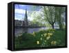 City in Spring, Perth, Perthshire, Tayside, Scotland, UK, Europe-Kathy Collins-Framed Stretched Canvas