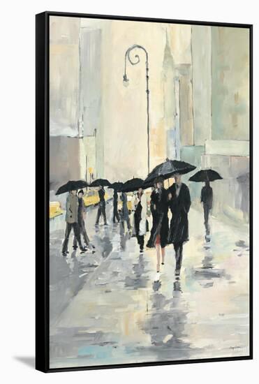 City in the Rain-Avery Tillmon-Framed Stretched Canvas