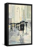 City in the Rain-Avery Tillmon-Framed Stretched Canvas