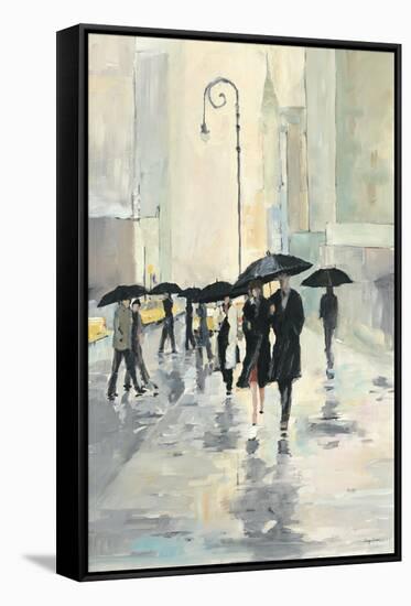 City in the Rain-Avery Tillmon-Framed Stretched Canvas