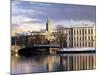 City in Winter, Stockholm, Sweden, Scandinavia, Europe-Sylvain Grandadam-Mounted Photographic Print